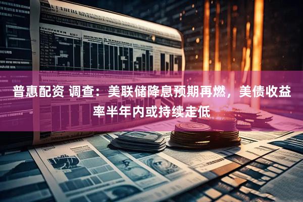 普惠配资 调查：美联储降息预期再燃，美债收益率半年内或持续走低