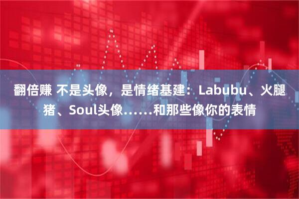 翻倍赚 不是头像，是情绪基建：Labubu、火腿猪、Soul头像……和那些像你的表情