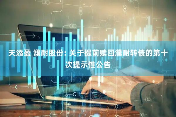 天添盈 濮耐股份: 关于提前赎回濮耐转债的第十次提示性公告