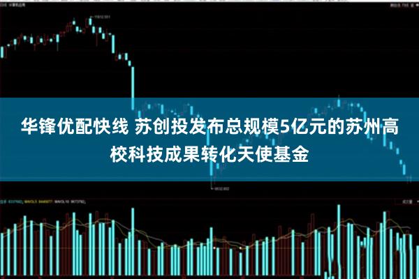华锋优配快线 苏创投发布总规模5亿元的苏州高校科技成果转化天使基金
